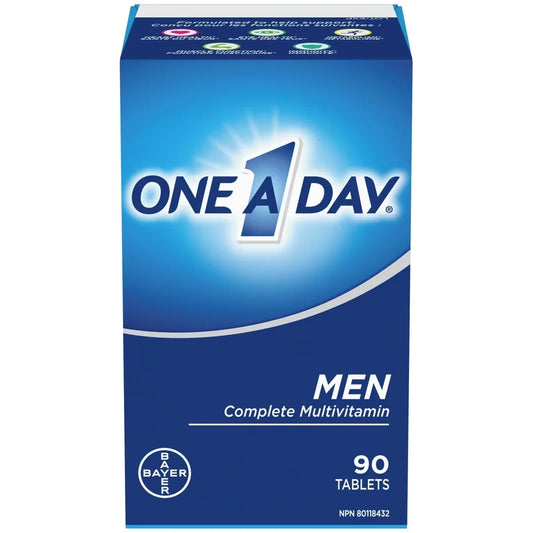 One A Day Multivitamins for Men product package