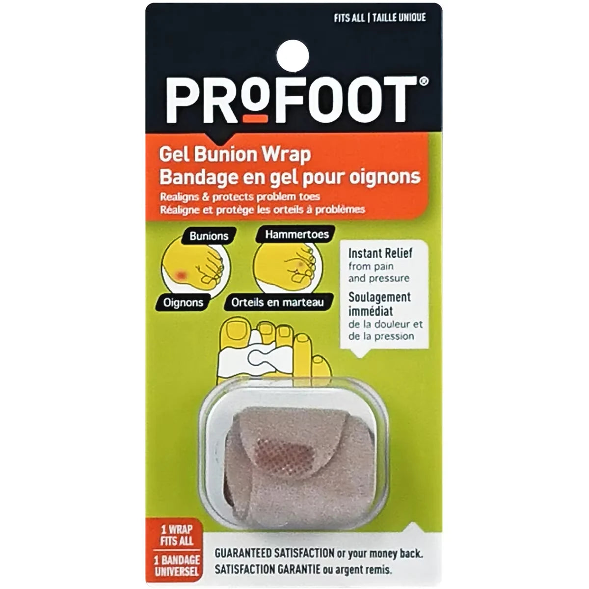 Profoot Gel Bunion Wrap product package