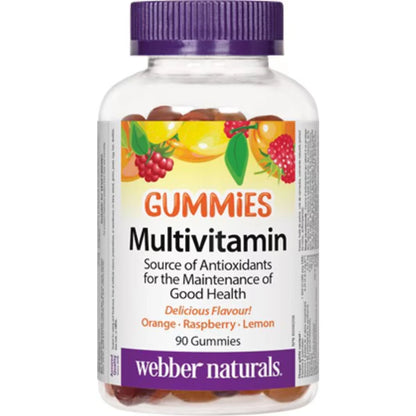 Webber Multivitamin Orange · Raspberry · Lemon front package
