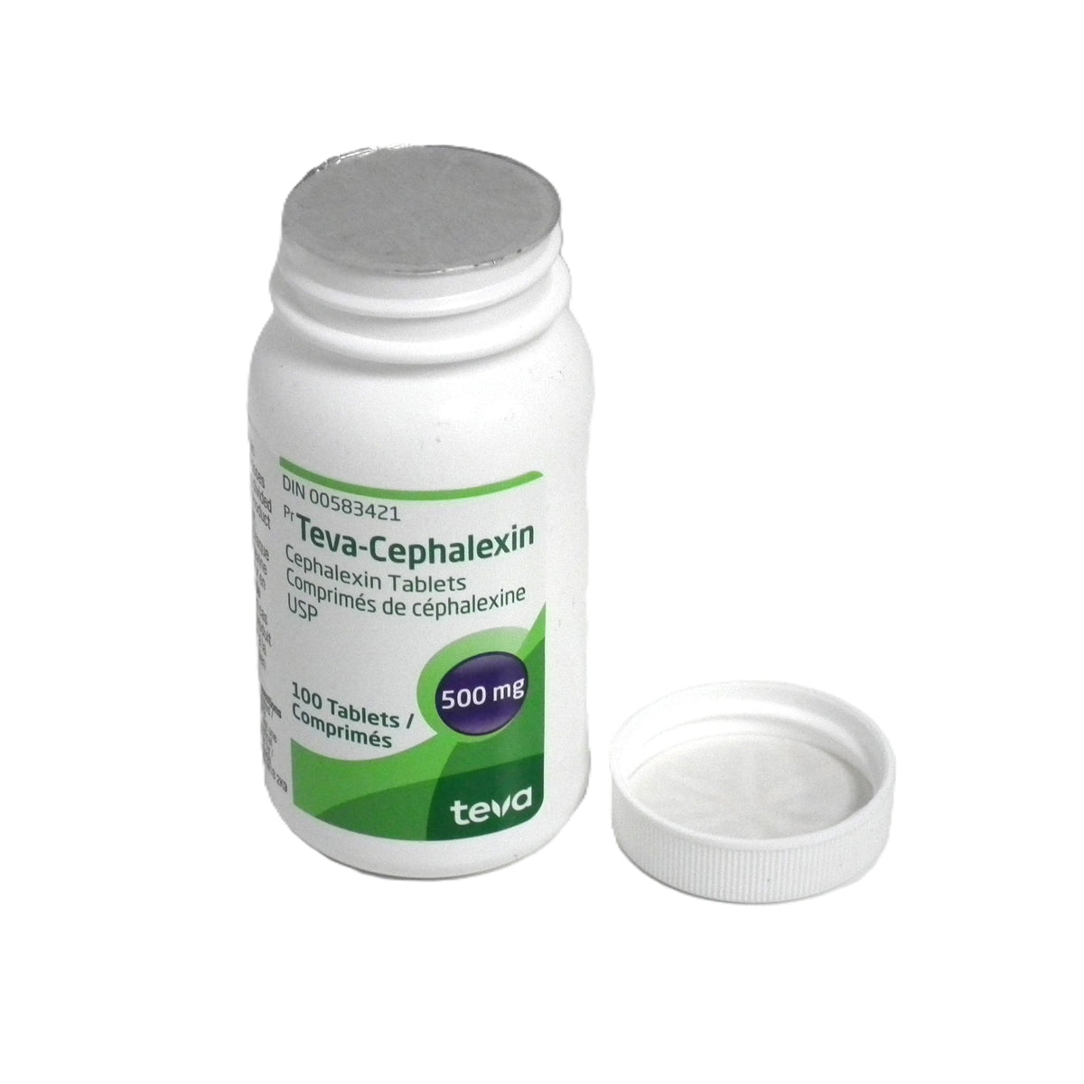 Cephalexin Tablet, 500 mg, 100 Tablets - view 1