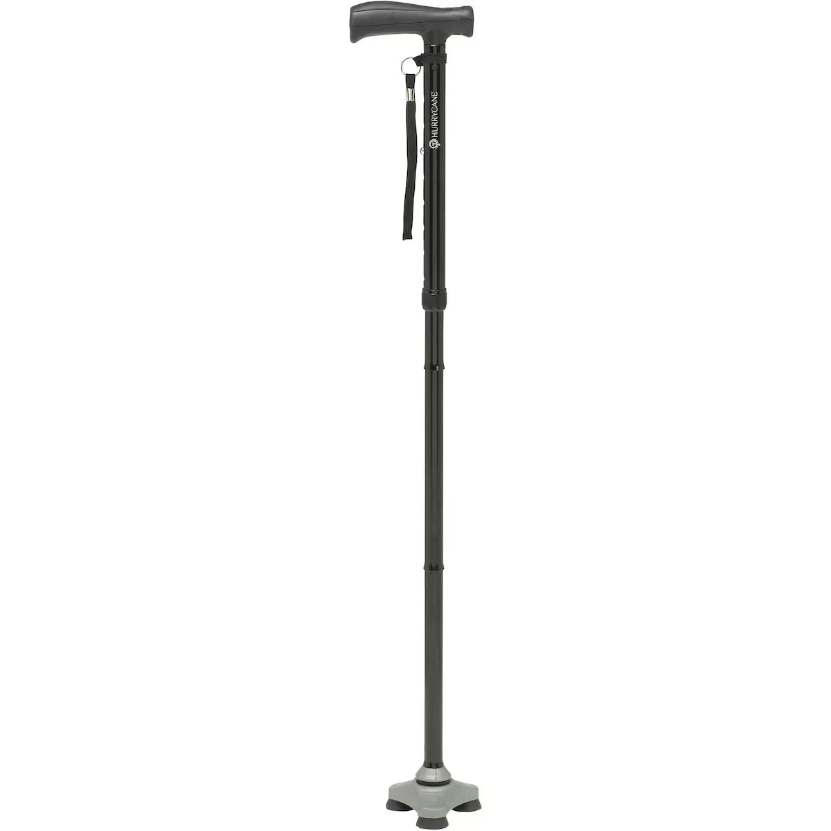 Drive HurryCane Freedom Edition Folding Cane with T Handle, Black front package