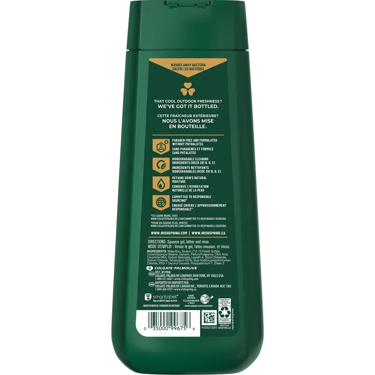 Irish Spring 5-in-1 Body Wash for Men, 591 mL product detail