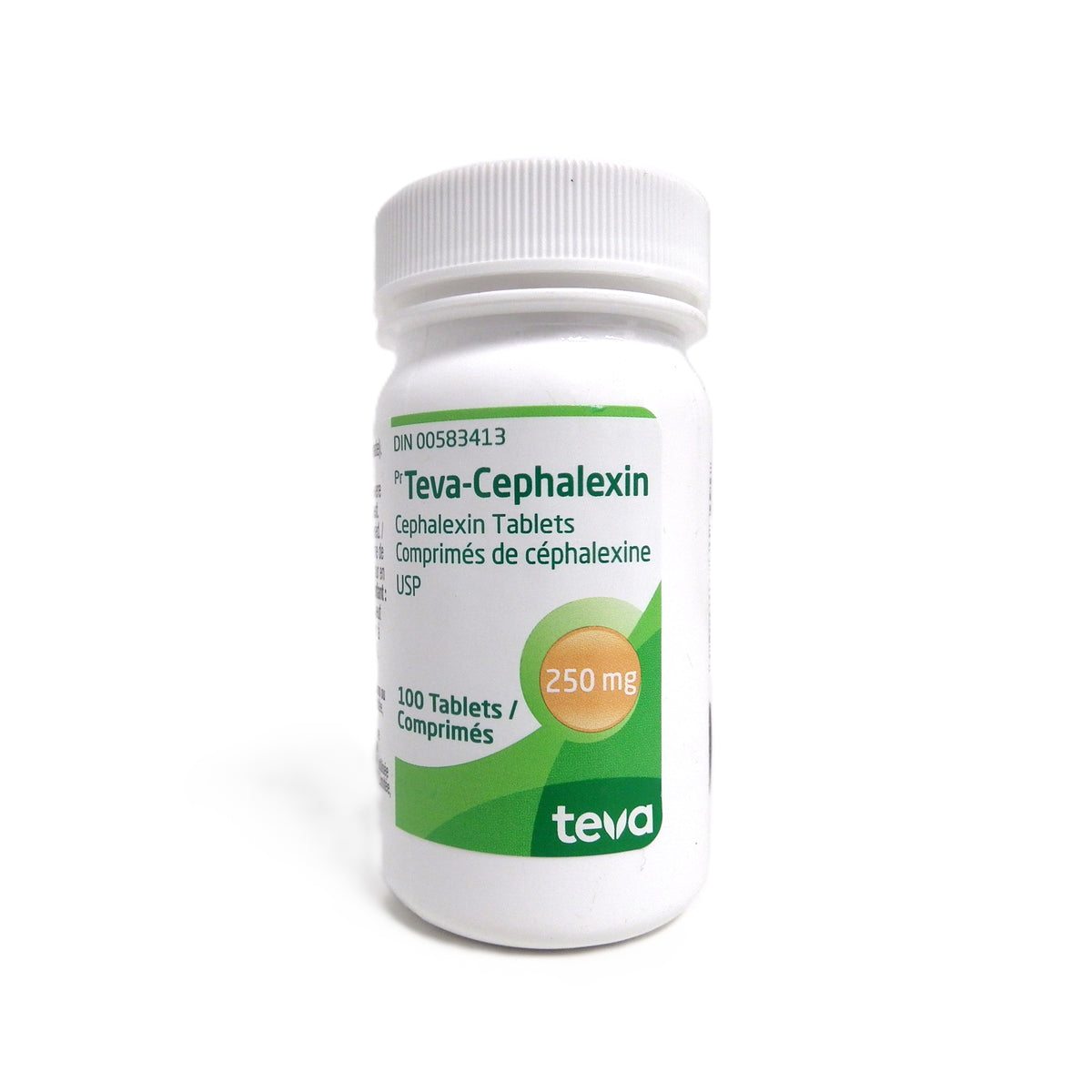 Cephalexin Tablet, 250 mg, 100 Tablets - view 1