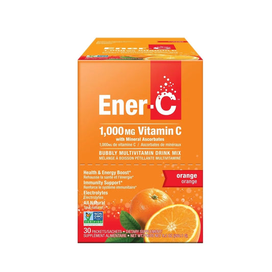 Ener-C Multivitamin Drink Mix Orange (30pk) 30 pack front package