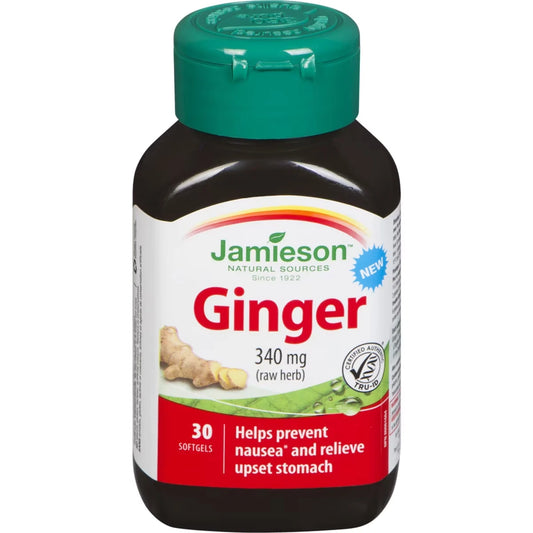 Jamieson Ginger 340 mg front package