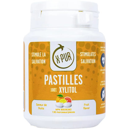 Xylitol X-PUR Pastilles 100% Fruit Flavoured view 2