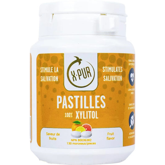 Xylitol X-PUR Pastilles 100% Fruit Flavoured view 2
