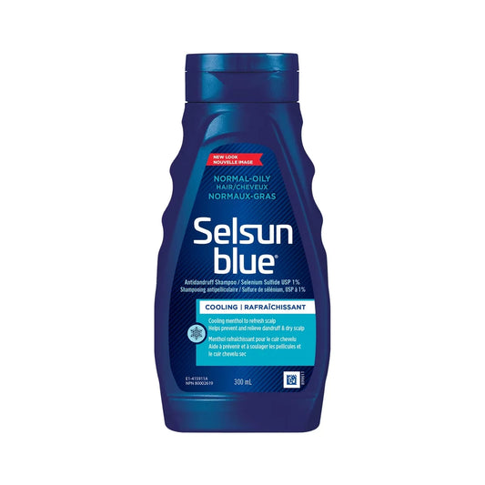 Selsun Blue Normal-Oily Hair Anti-Dandruff Shampoo, 300mL front package