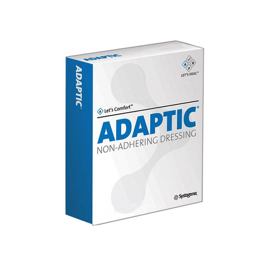 Solventum Adaptic Non-Adhering Dressing 8" x 3" Knitted Sterile Petrolatum Emulsion Impregnated - Box of 24