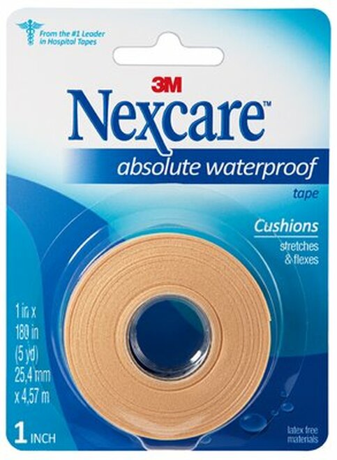 Nexcare Absolute Waterproof Tape - 1 in x 5 yd, 1 Roll