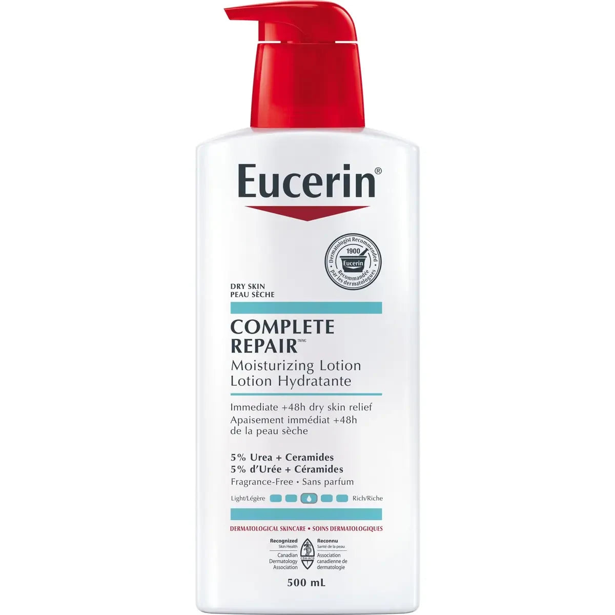 Eucerin Complete Repair Daily Moisturizing Body Lotion for Dry to Very Dry Skin product image