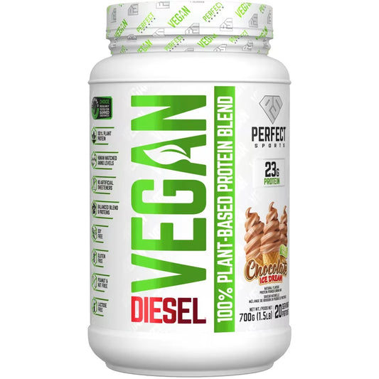 Perfect Sports Diesel Vegan Chocolate front package