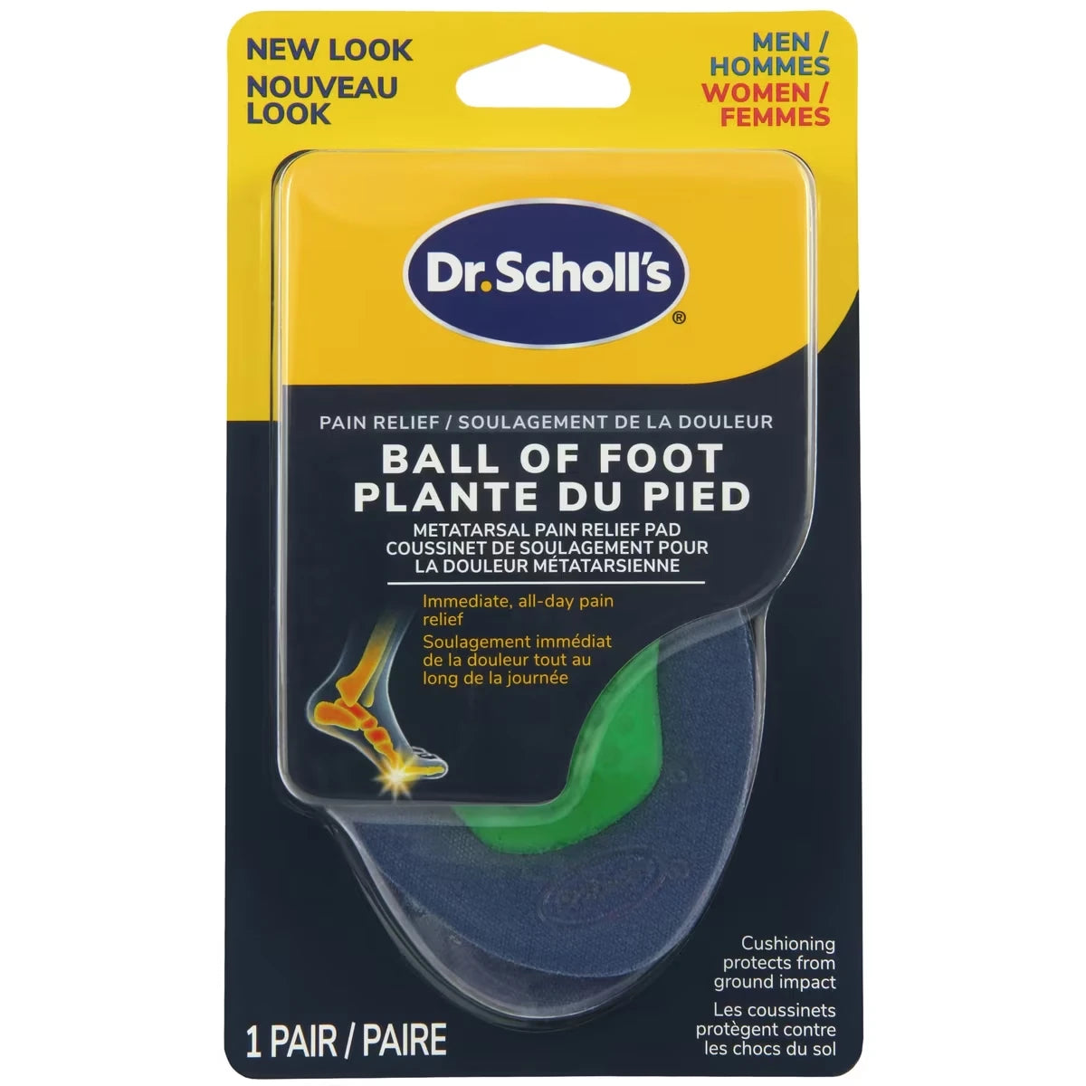 Dr. Scholl's Ball of Foot Metatarsal Pain Relief Pad, Unisex product image