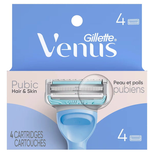 Venus Pubic Hair & Skin, Intimate Razor for Women Razor Blades, 4 Razor Refills product detail