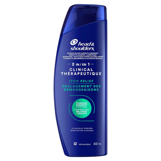 Head & Shoulders Clinical Dandruff Defense Intensive Itch Relief 2in1, 400 mL product image