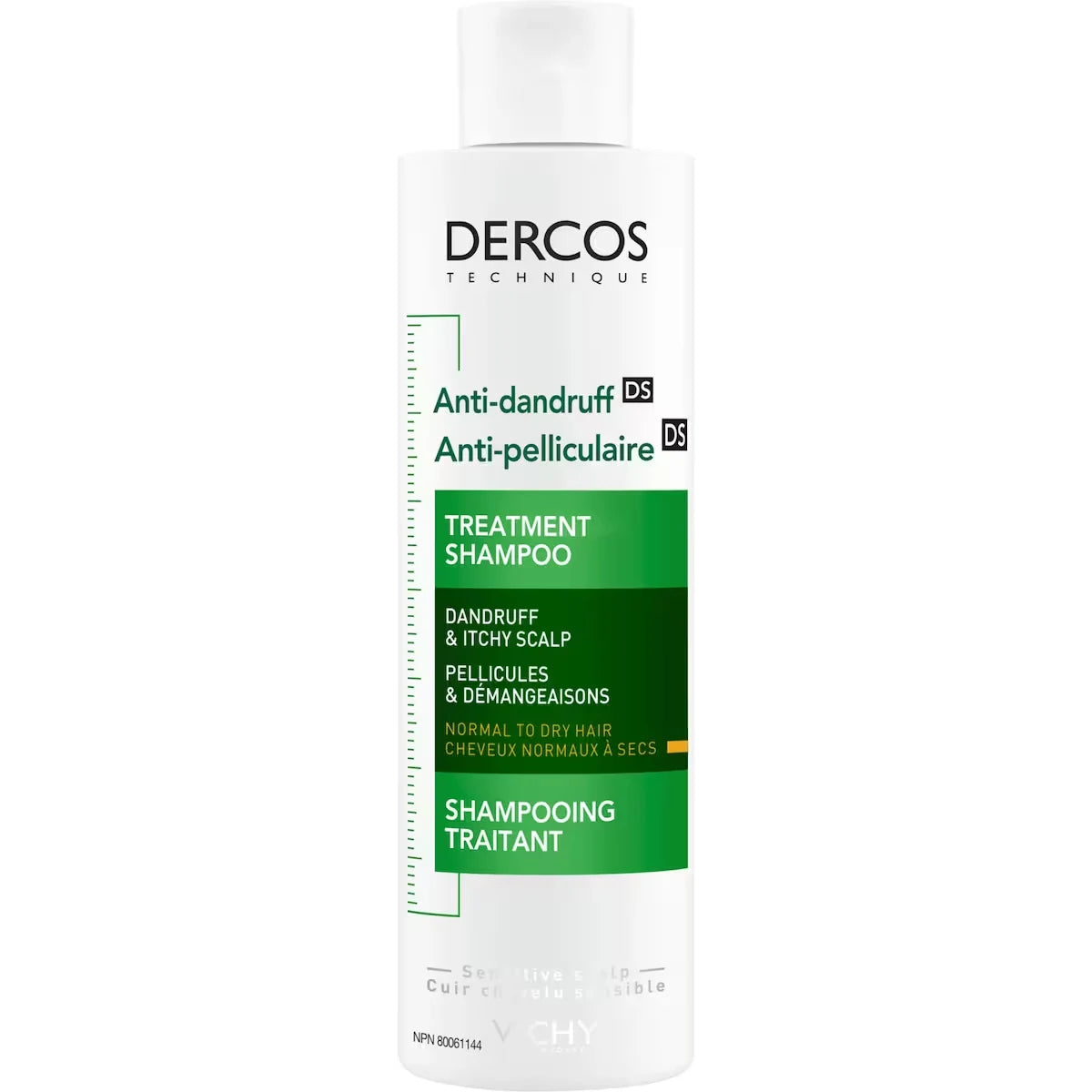 Vichy Dercos Anti-Dandruff Shampoo Normal To Dry Hair product image