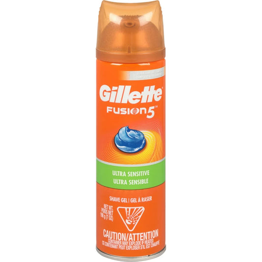 Gillette Fusion5 Ultra Sensitive Shave Gel, 198 g product image