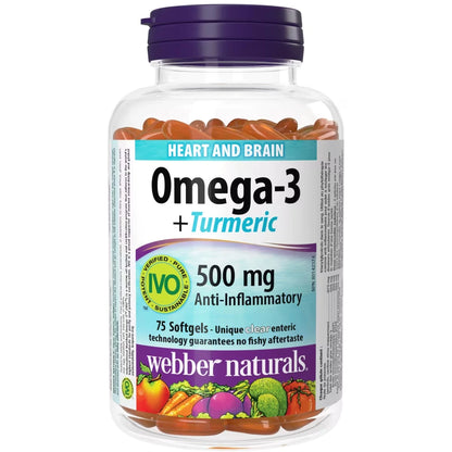 Webber Omega-3+Turmeric front package
