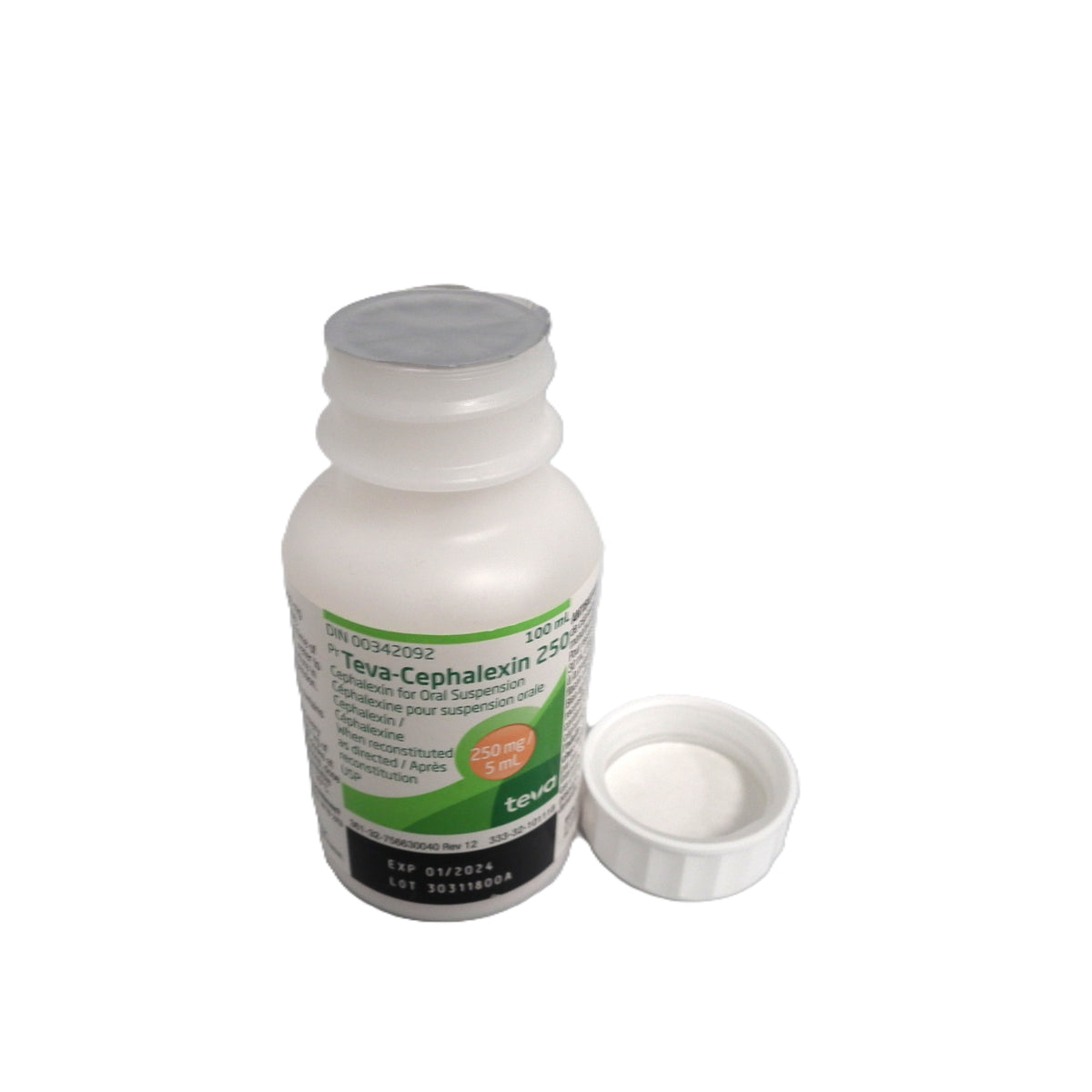 Cephalexin Suspension, 50 mg/ml, 100 mL