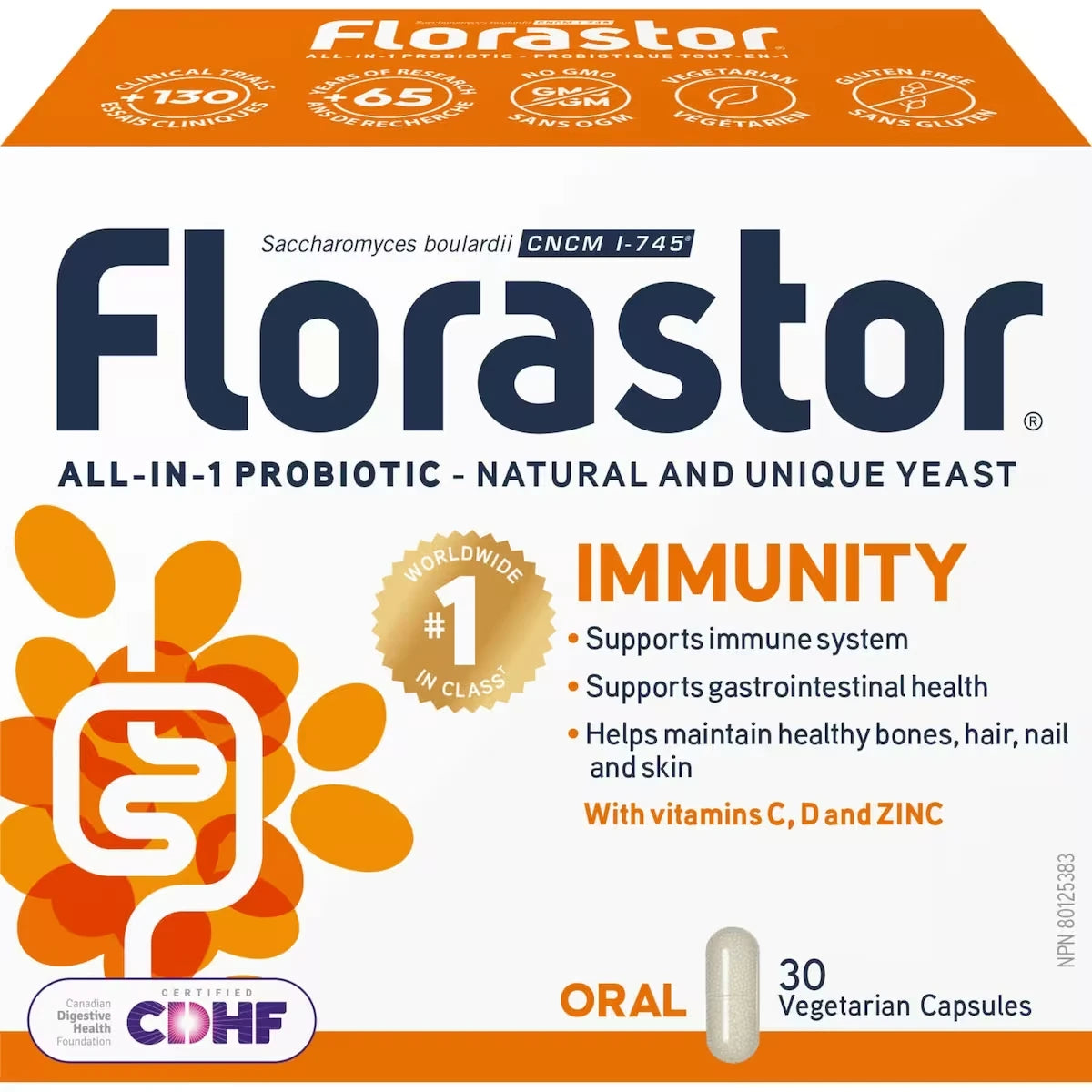 Florastor Immunity front package