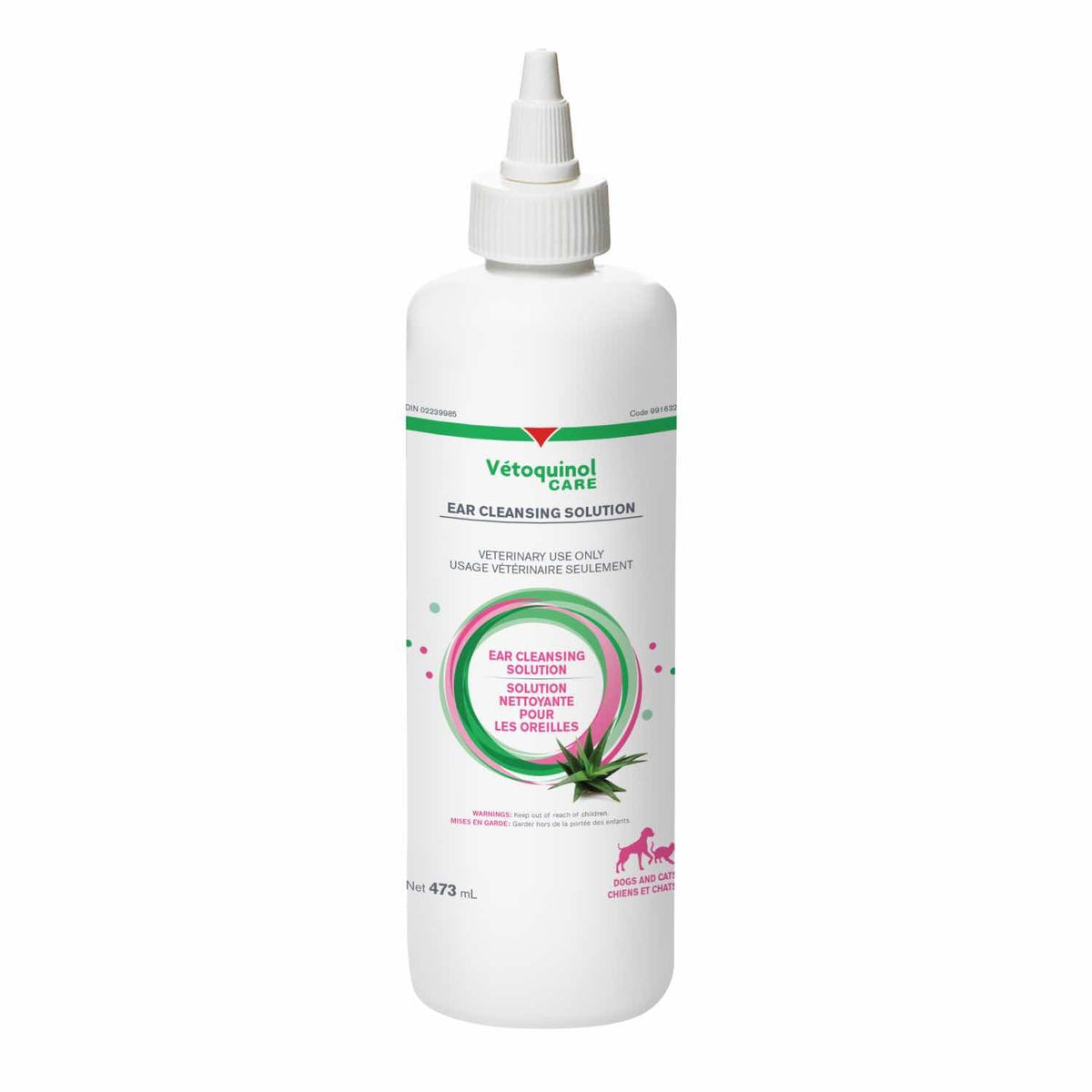 Ear Cleansing Solution for Cats and Dogs - 473 mL - product image 1