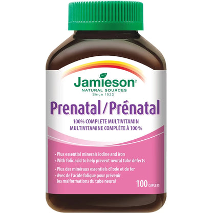Jamieson Prenatal 100% Complete Multivitamin product detail