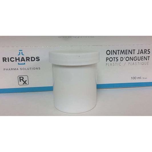 Ointment Jars Plastic Capped - view 1