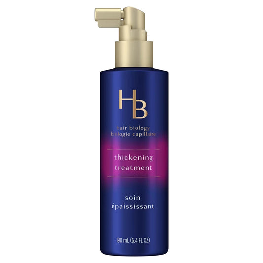 Hair Biology Thickening Treatment with Biotin - Full & Vibrant for fine, thin, or flat hair - 190 mL product package