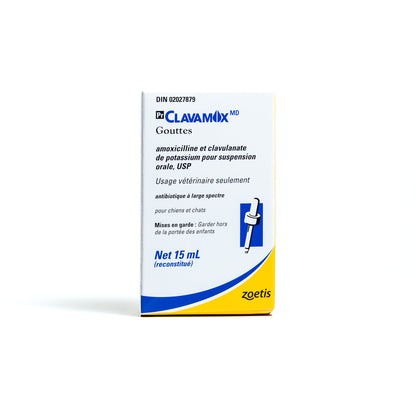 Clavamox Drops for Dogs, 50 mg/ml, 15 mL - view 1