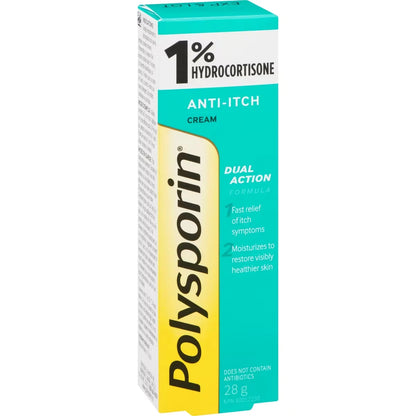 Polysporin 1% Hydrocortisone Anti Itch Cream 28 g product detail