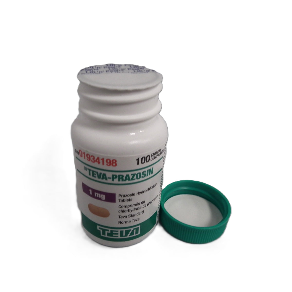 Prazosin Tablet Bottle of 100 Tablets - view 1