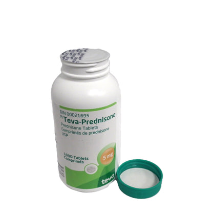 Prednisone, 5 mg, 1000 Tablets - view 1