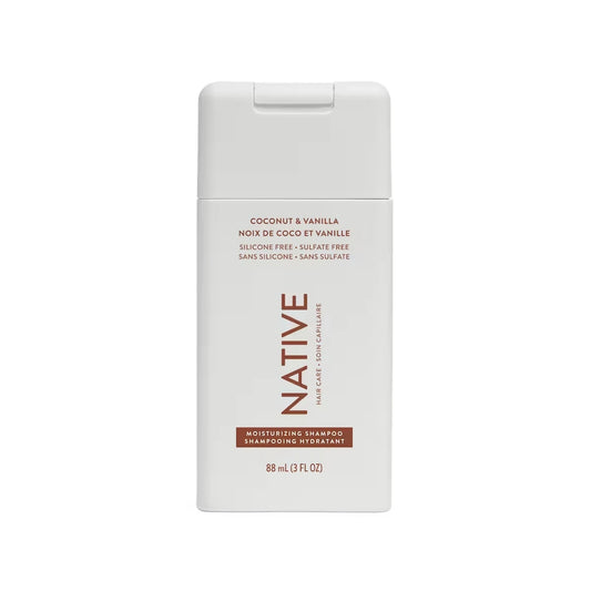 Native Coconut & Vanilla Moisturizing Shampoo mini 88 ml front package
