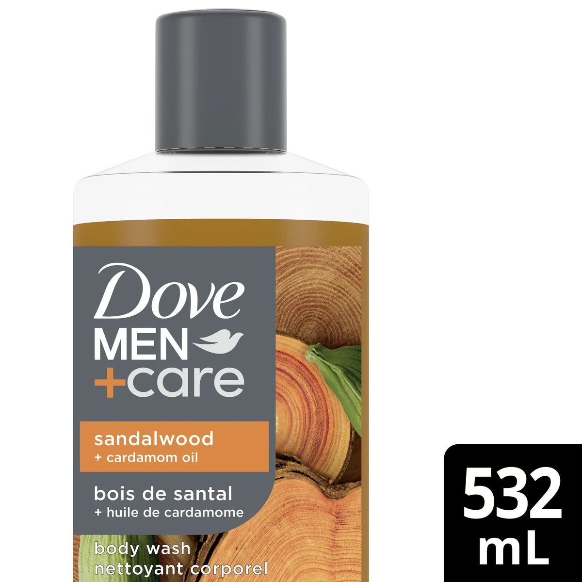 Dove Men+Care Restoring Sandalwood + Cardamom Oil Body Wash product detail