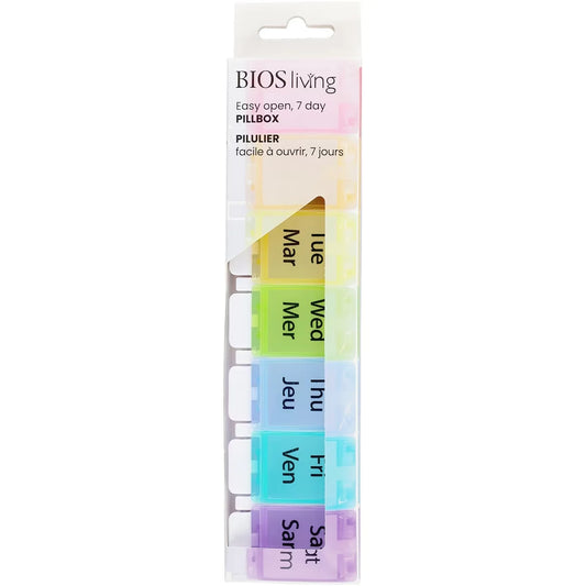 Bios Living Easy Open Pill Box front package