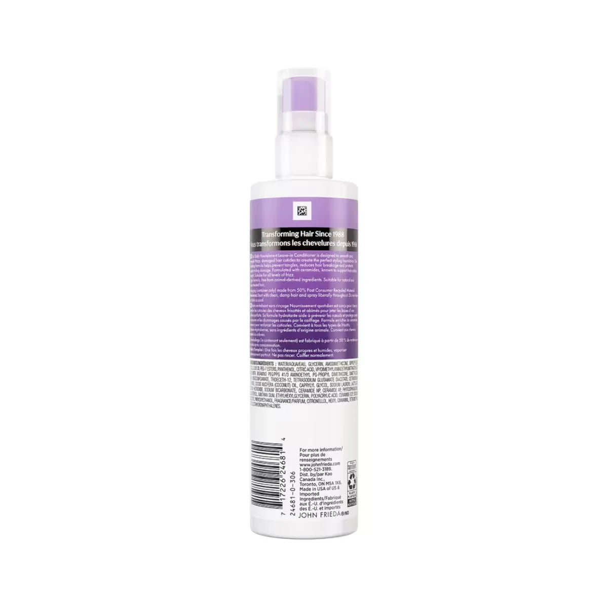 John Frieda Frizz Ease Daily Nourishment Spray Leave-In Conditioner Spray product detail