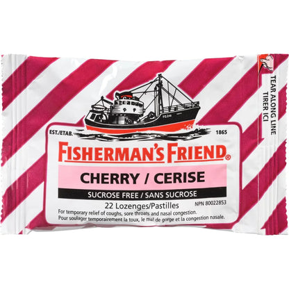 Fisherman's Friend Cherry Sugar Free Lozenges front package