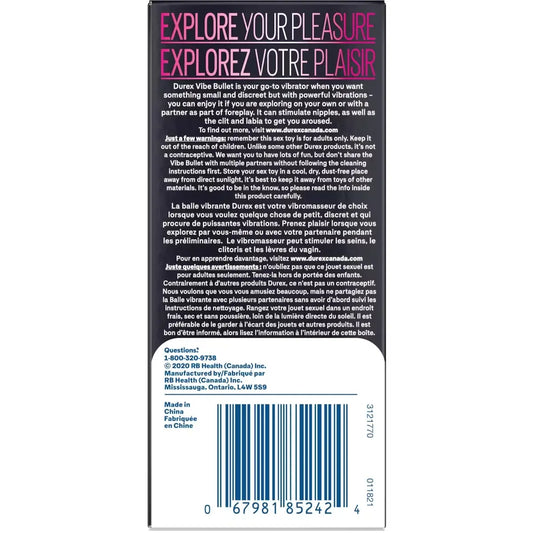 Durex Intense Vibrating Bullet 1 count product detail