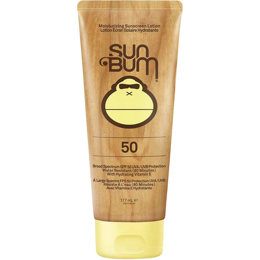 Sun Bum SPF 50 Moisturizing Sunscreen Lotion front package
