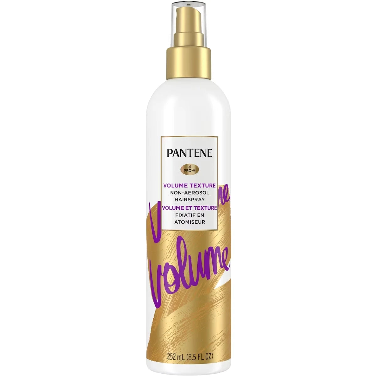 Pantene Volume Texture Hair Spray, 8.5 oz front package