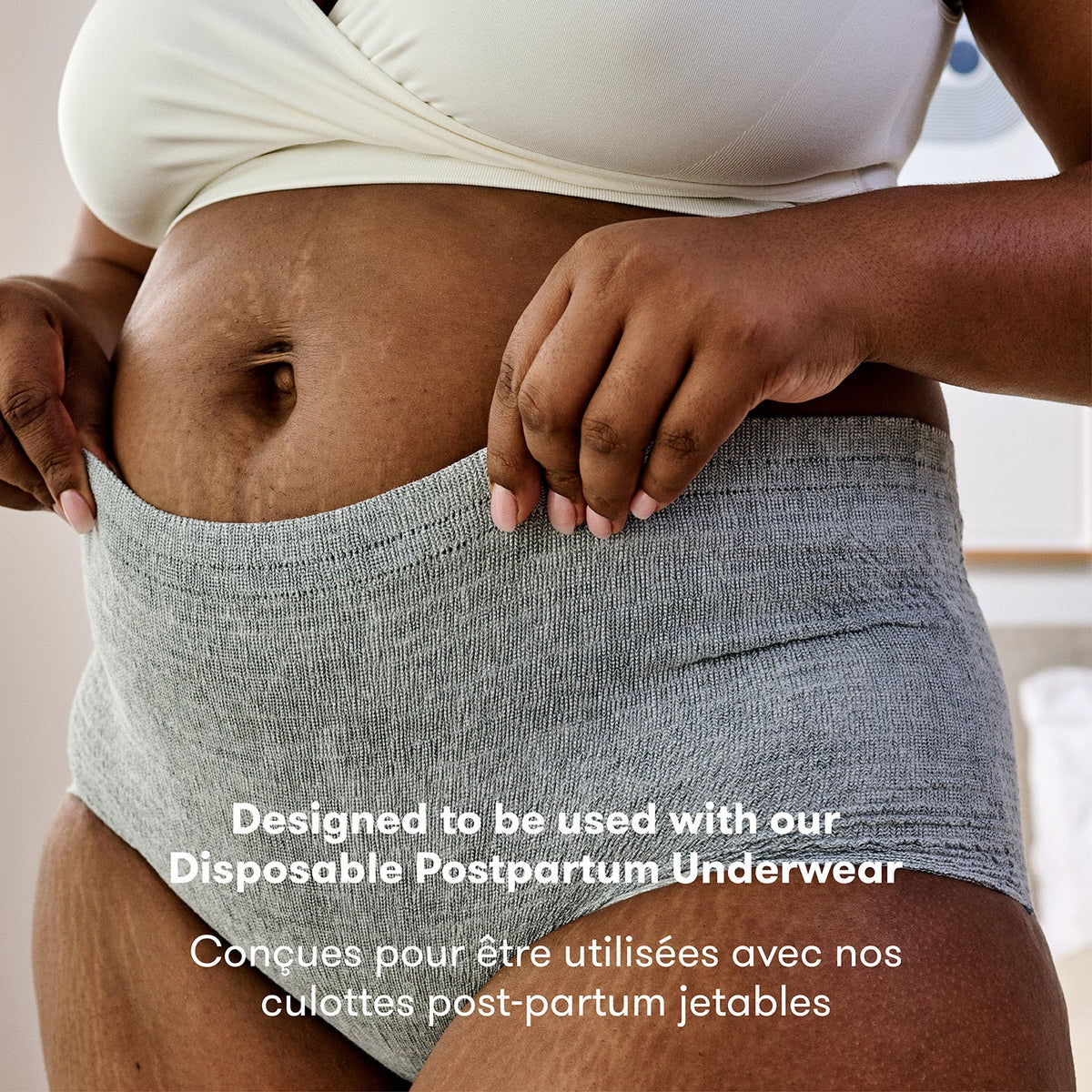 Disposable postpartum underwear