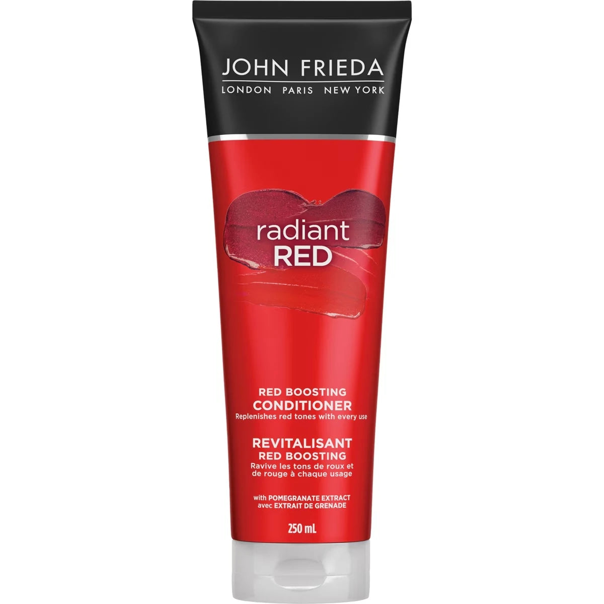 John Frieda Radiant Red Boosting Conditioner front package