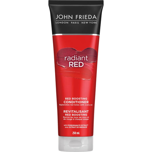 John Frieda Radiant Red Boosting Conditioner front package