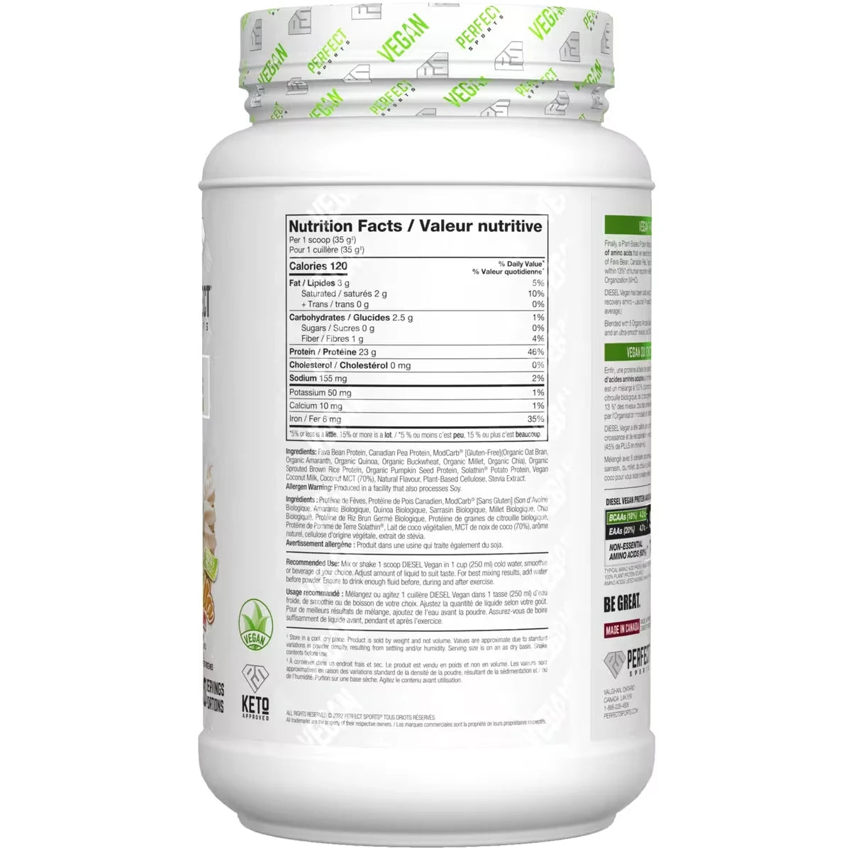 Perfect Sports Diesel Vegan Vanilla product detail
