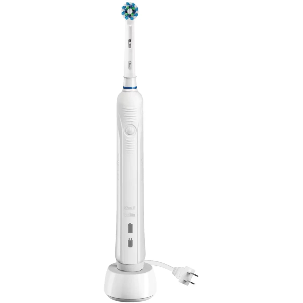 Oral B 1000 CrossAction Electric Toothbrush, White, Powered by Braun product image