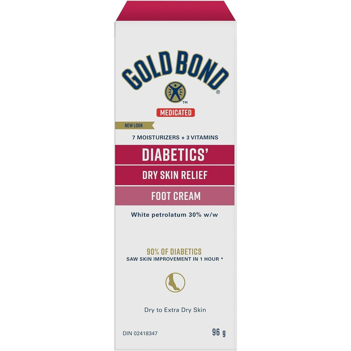 GoldBond Medicated Diabetics' Dry Skin Relief Foot Cream - view 2