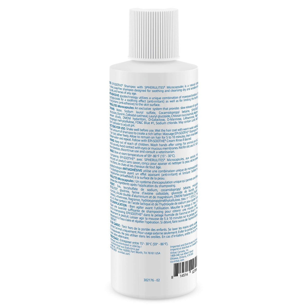 Epi Soothe Shampoo for Cats, Dogs and Horses - Dogs and Horses 237 mL Bottle - product image 2