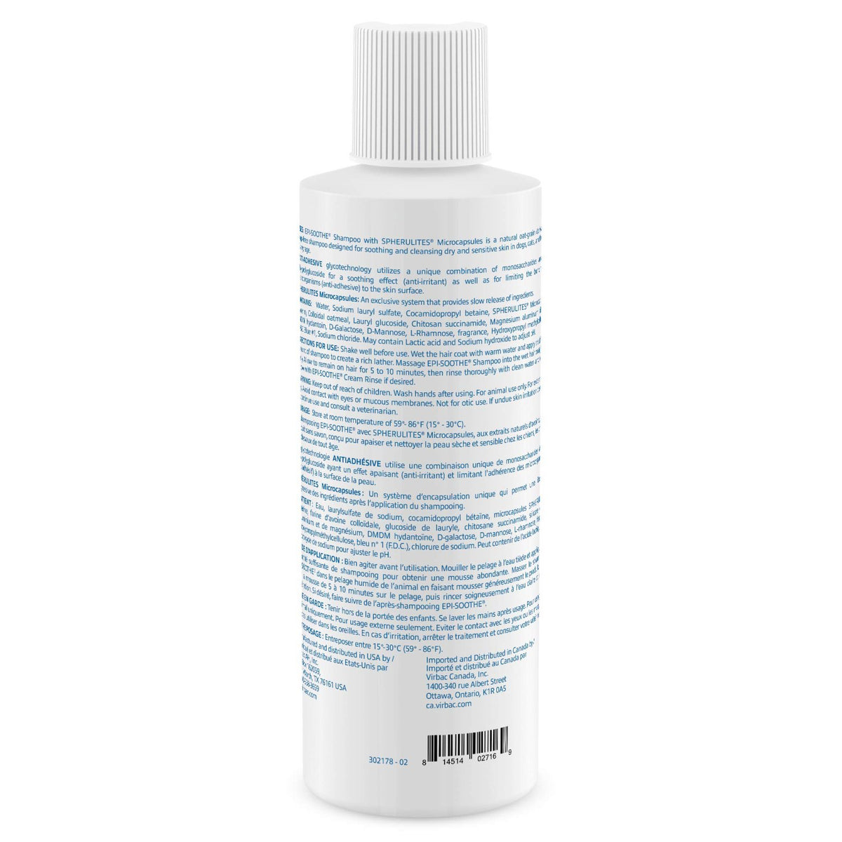 Epi Soothe Shampoo for Cats, Dogs and Horses - Dogs and Horses 473 mL Bottle - product image 2