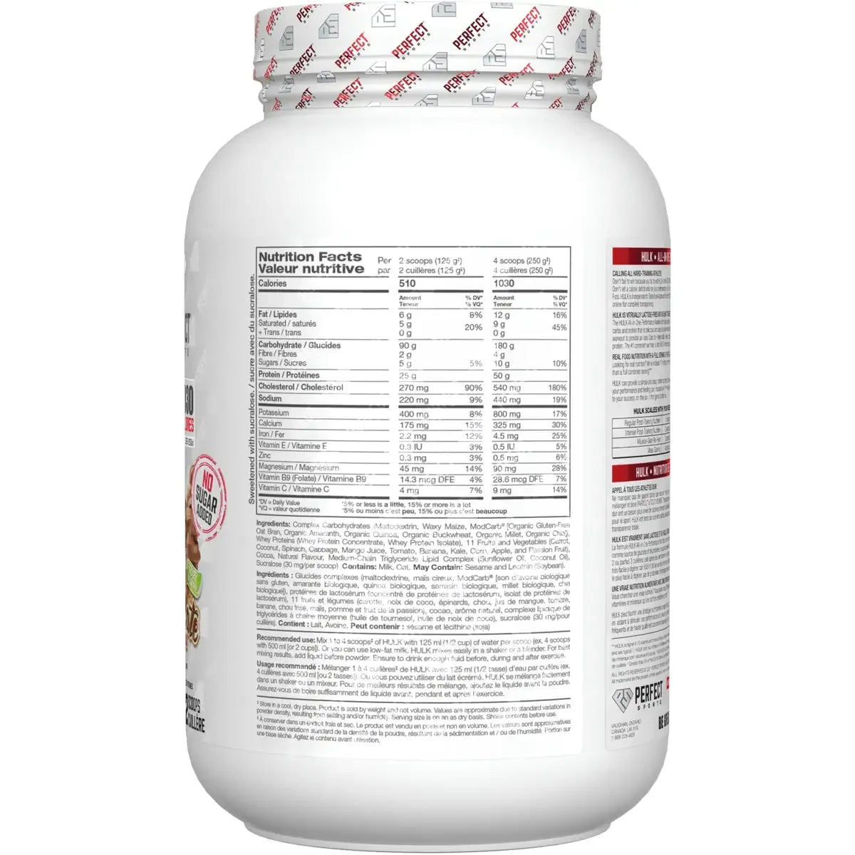 Perfect Sports Hulk Mass Gaine Chocolate Ice Cream product detail