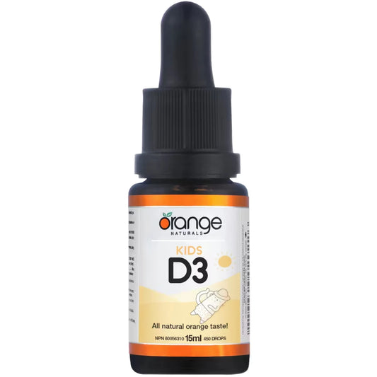 Orange Naturals Kids D3 Drops 400 IU (natural orange flavour) view 2